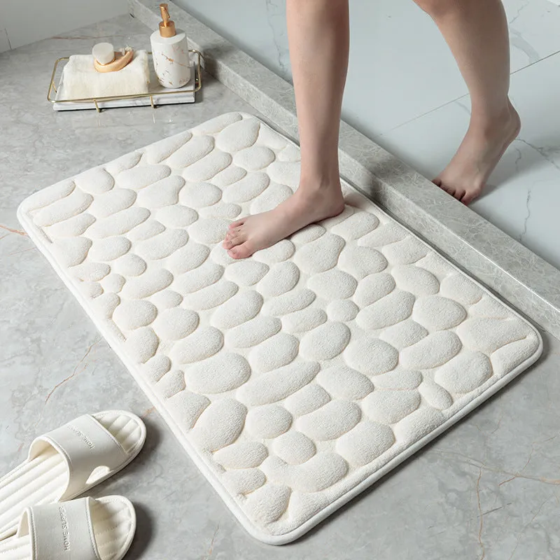 Home Decorative Pebble Embossed Non-Slip Mat, HG0027