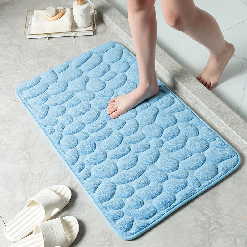 Home Decorative Pebble Embossed Non-Slip Mat, HG0027