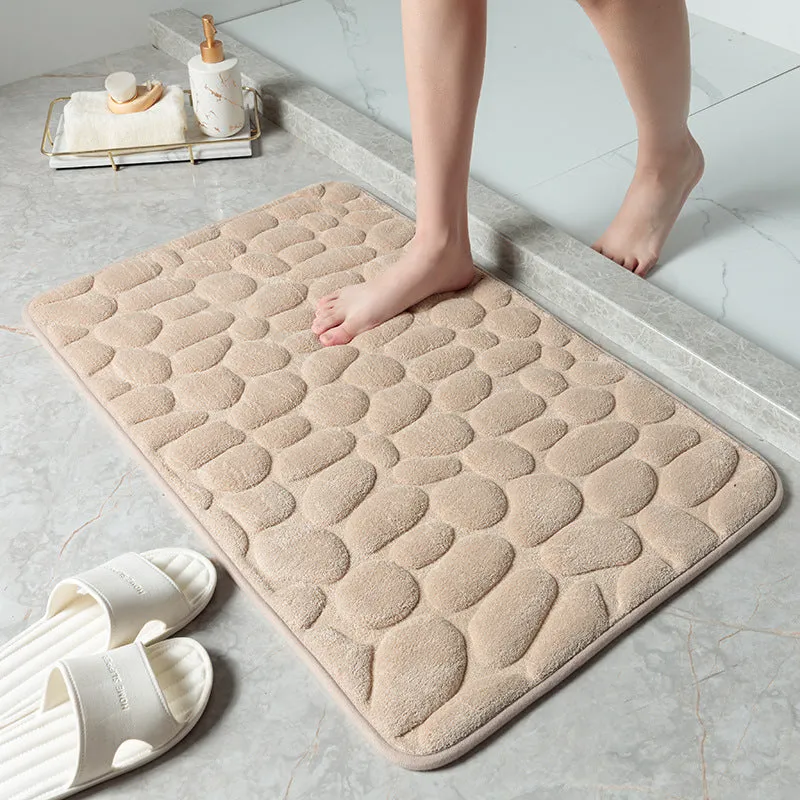 Home Decorative Pebble Embossed Non-Slip Mat, HG0027