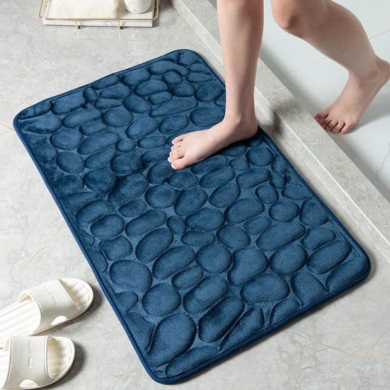 Home Decorative Pebble Embossed Non-Slip Mat, HG0027