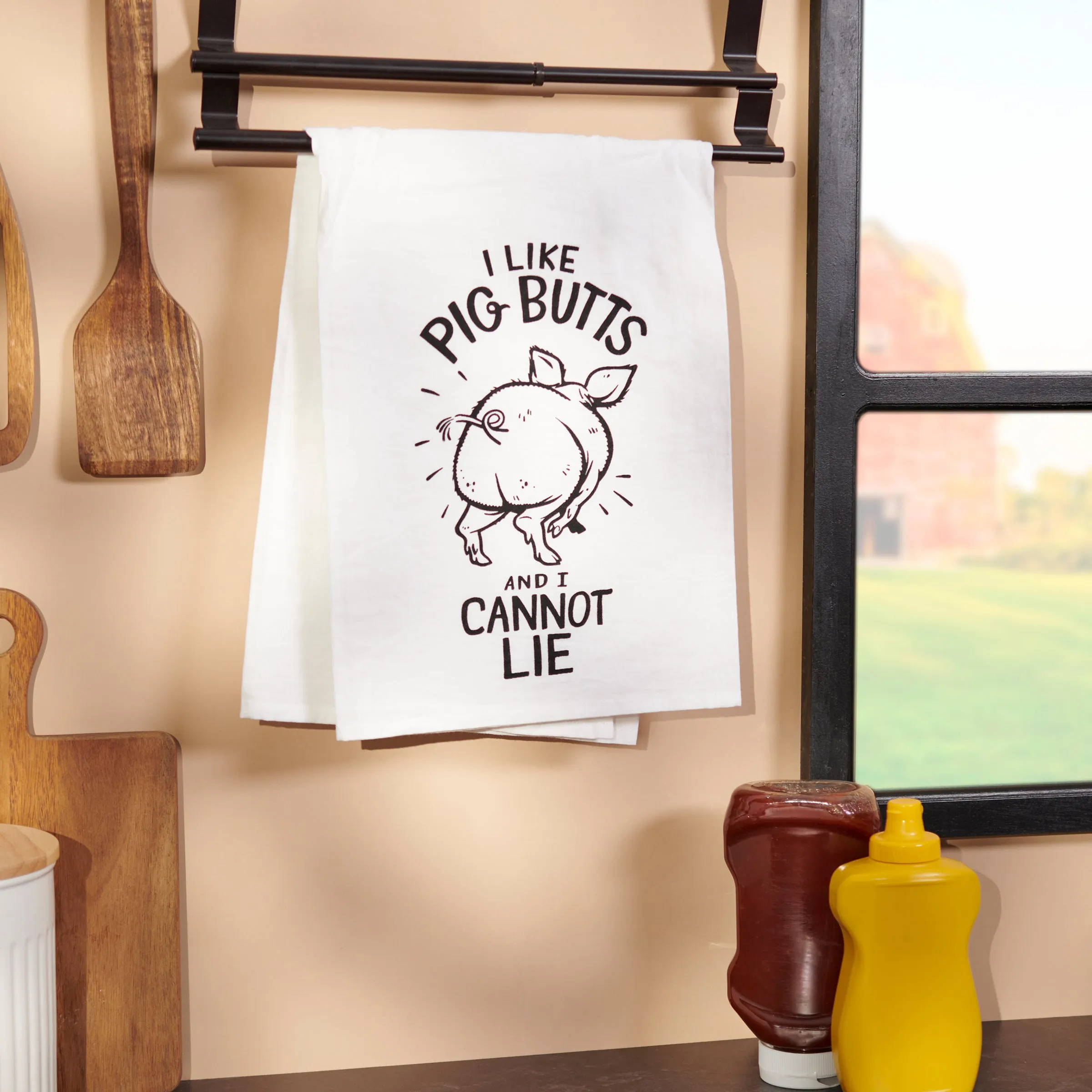 I Like Pig Butts Kitchen Towel