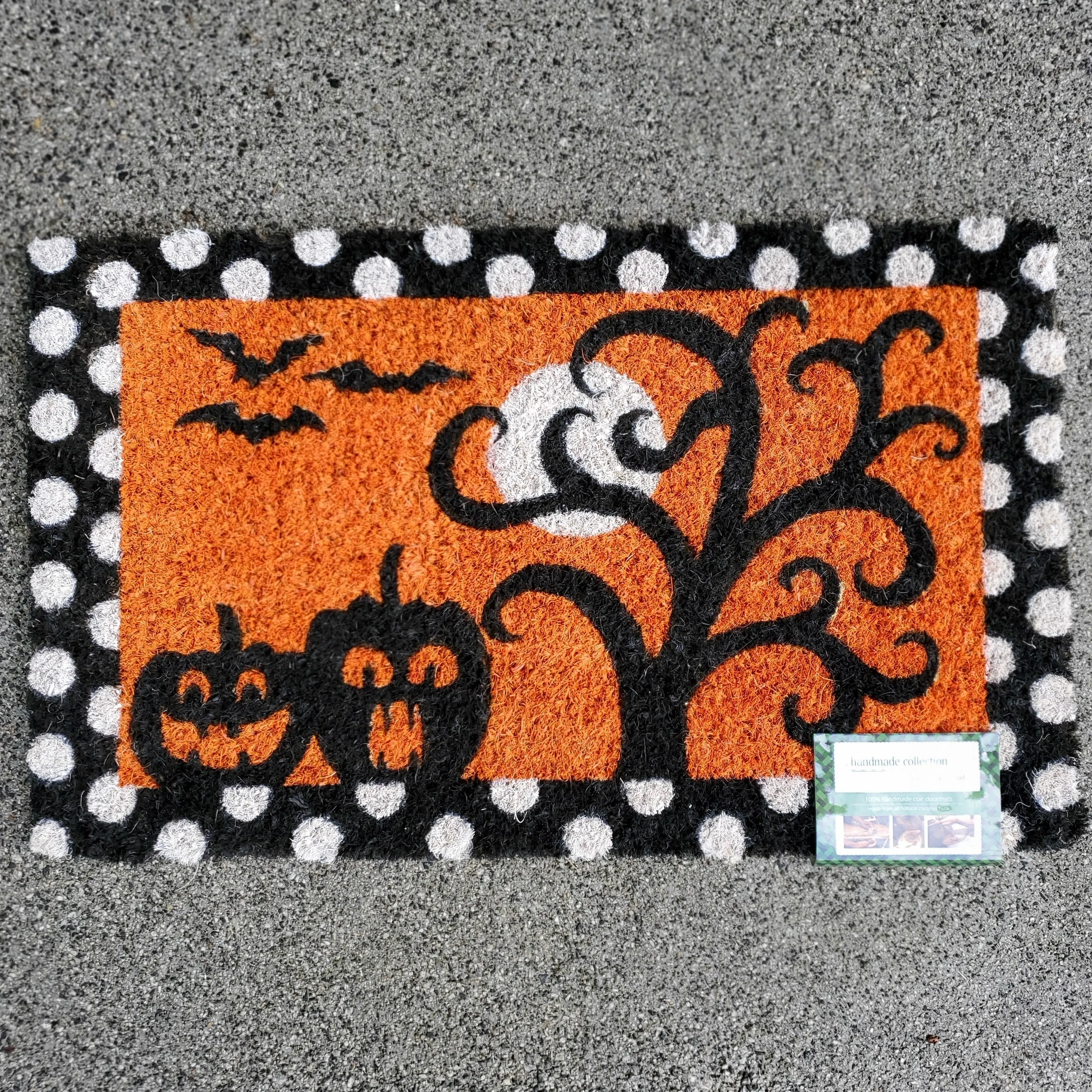 Jack o’lanterns & Bats Doormat