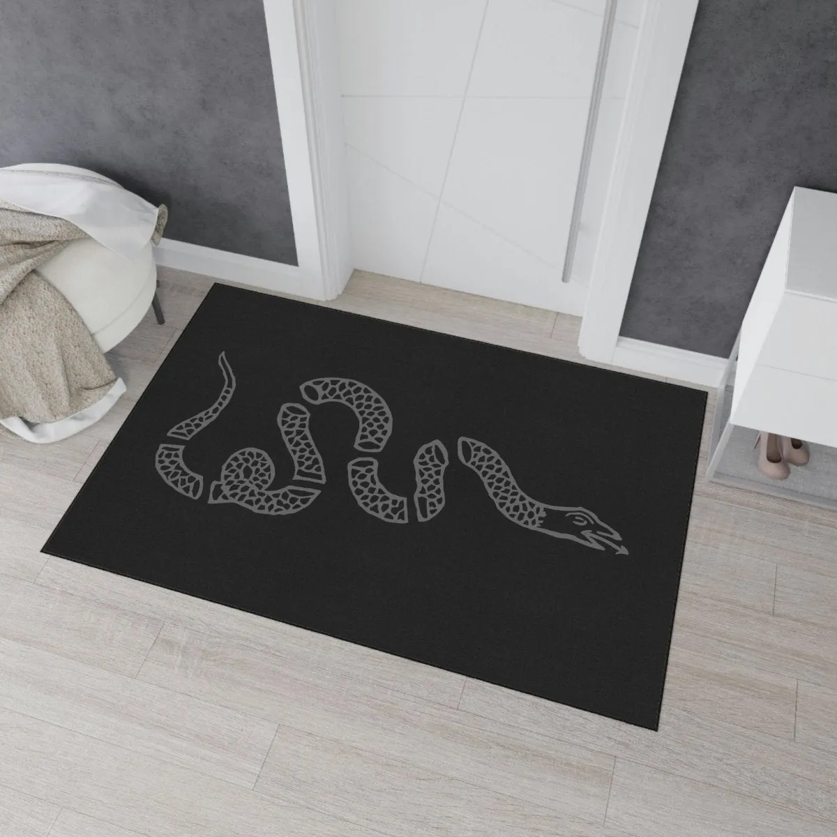 Join or Die Snake Heavy Duty Floor Mat