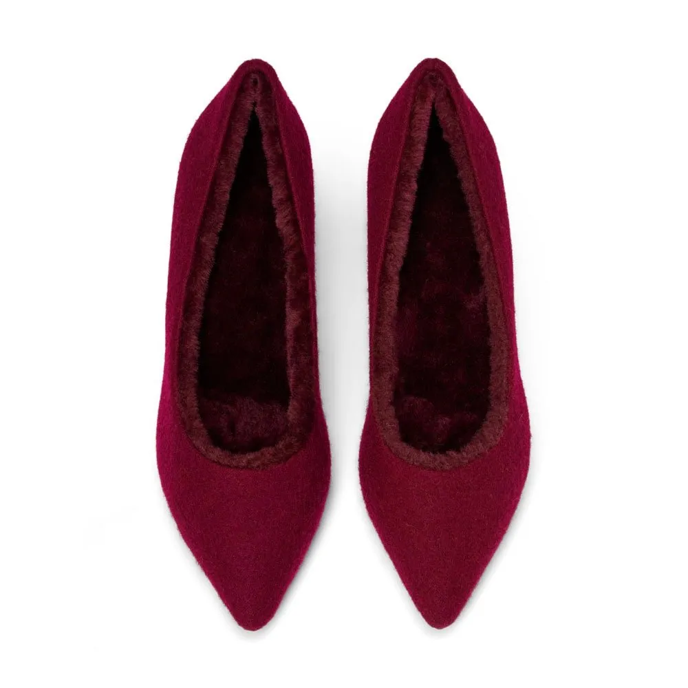 Juliette Wool Burgundy