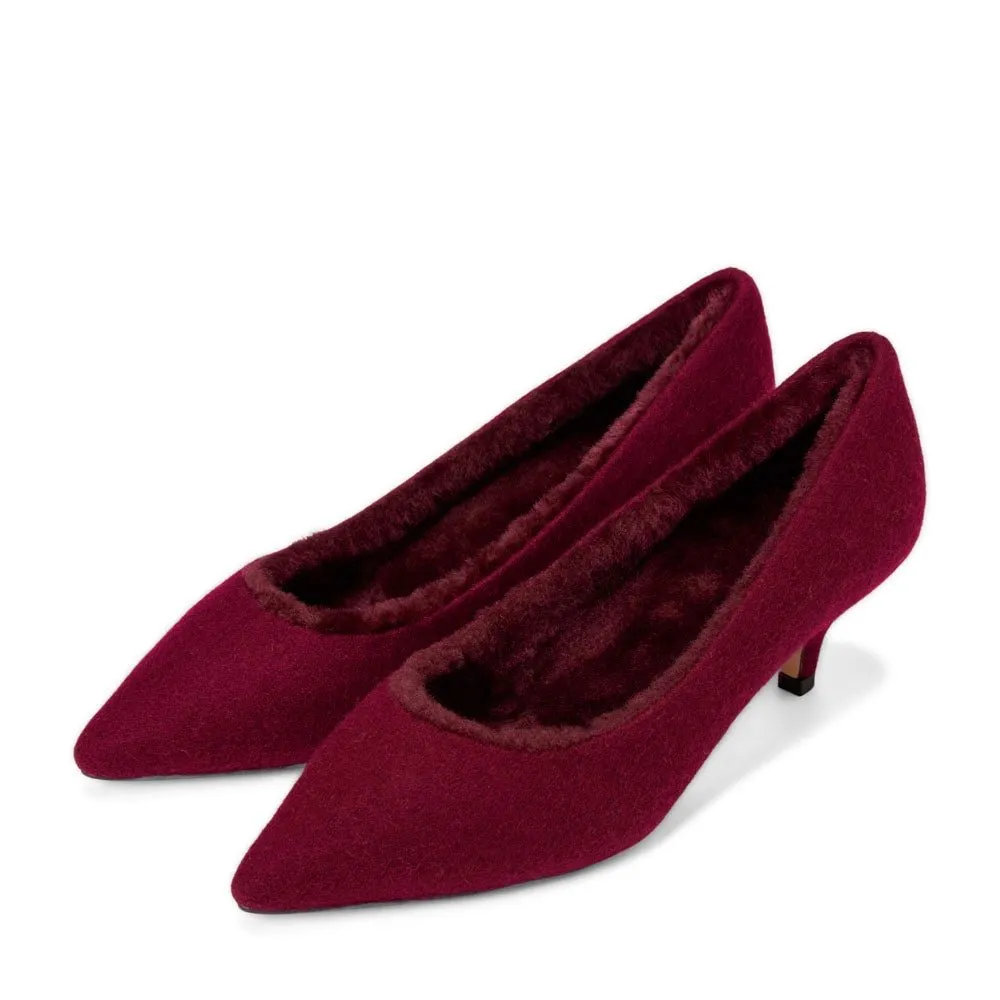 Juliette Wool Burgundy