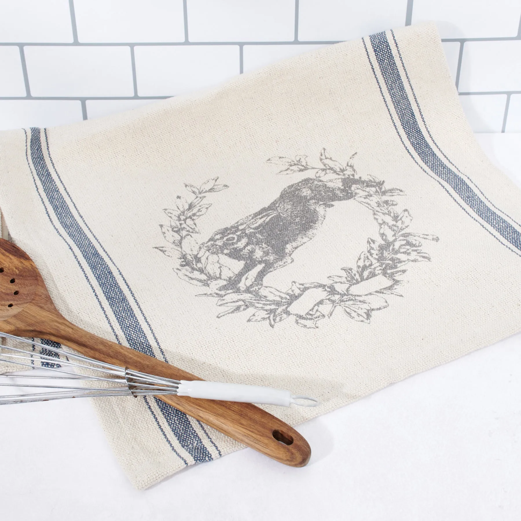 Jumping Rabbit Kitchen Towel