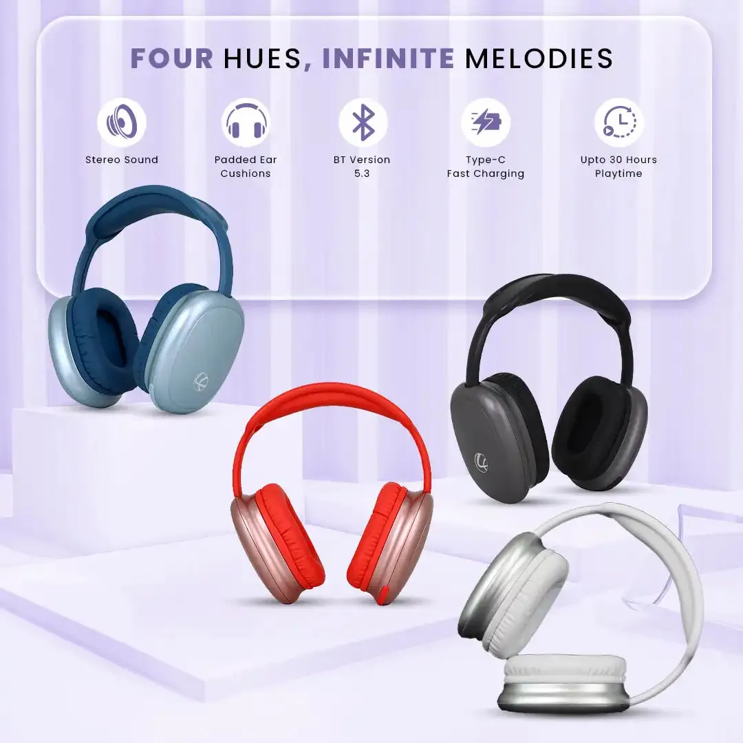 Lapcare EERS Bluetooth Headphone LNB-930 (Metallic Silver)