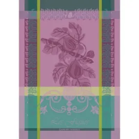 Les Figues Purple Jacquard Kitchen Towel