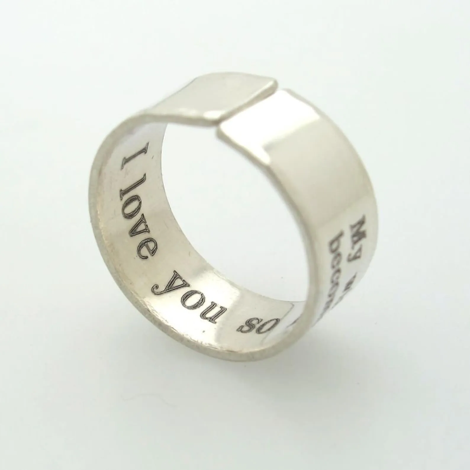 Mens Sterling Silver Signet Ring