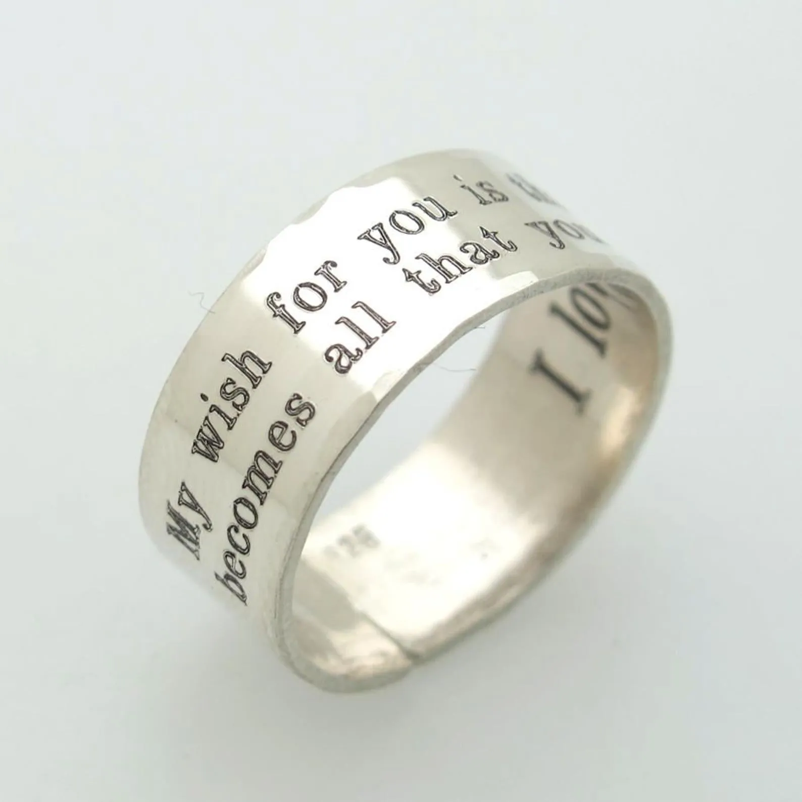 Mens Sterling Silver Signet Ring