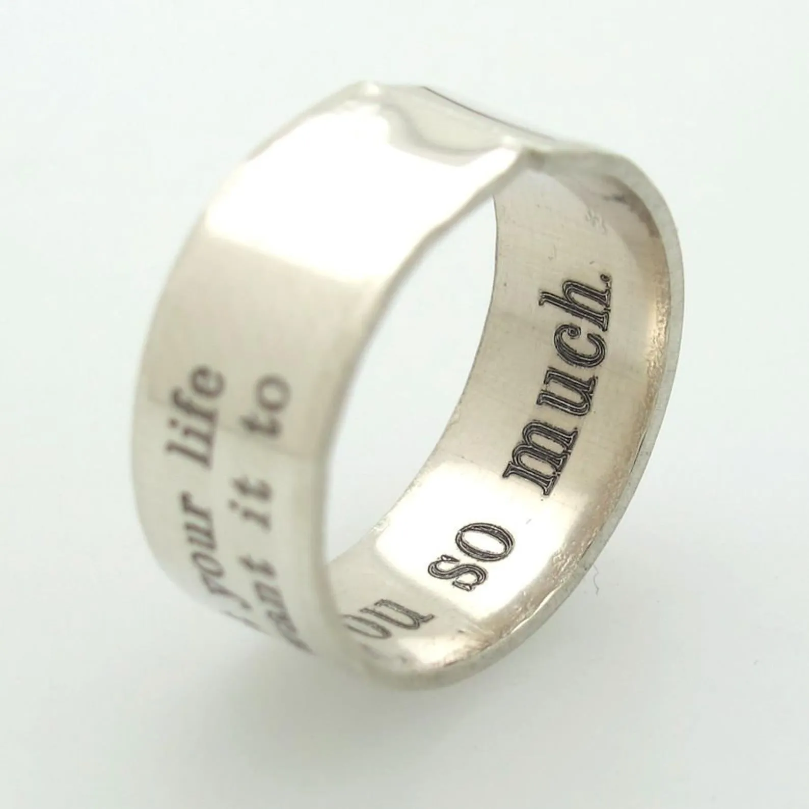 Mens Sterling Silver Signet Ring