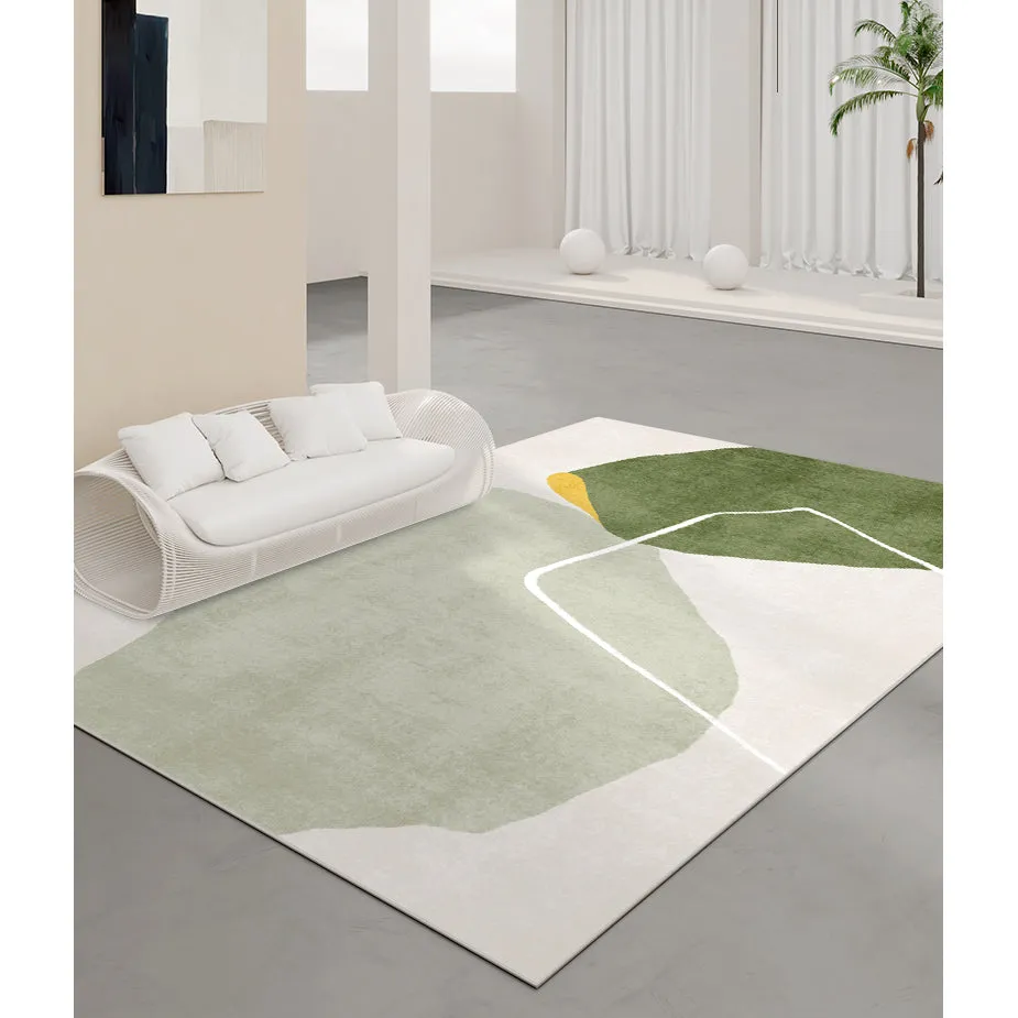 Modern Abstract Non-Shedding Area Rug Semi-Sun 120X160CM