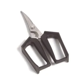 Nisaku OSHIBASAMI Stainless Steel Scissor, Black