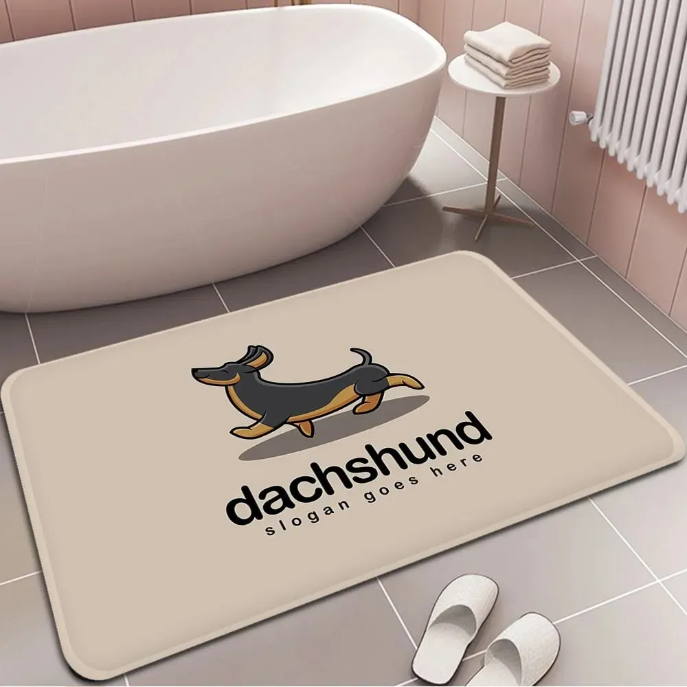 Non-slip Dachshund Floor Mat