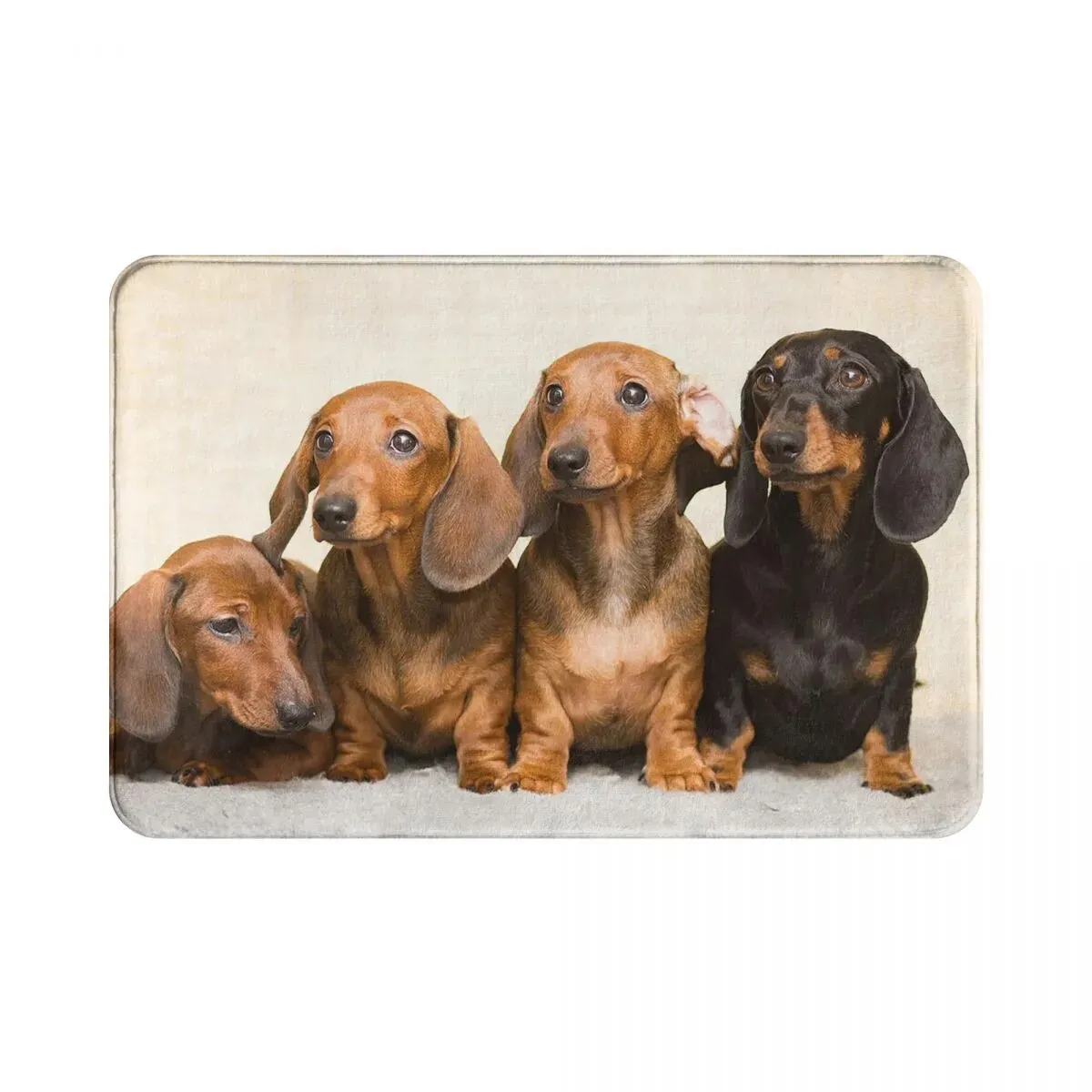 Non-slip Dachshund Floor Mat