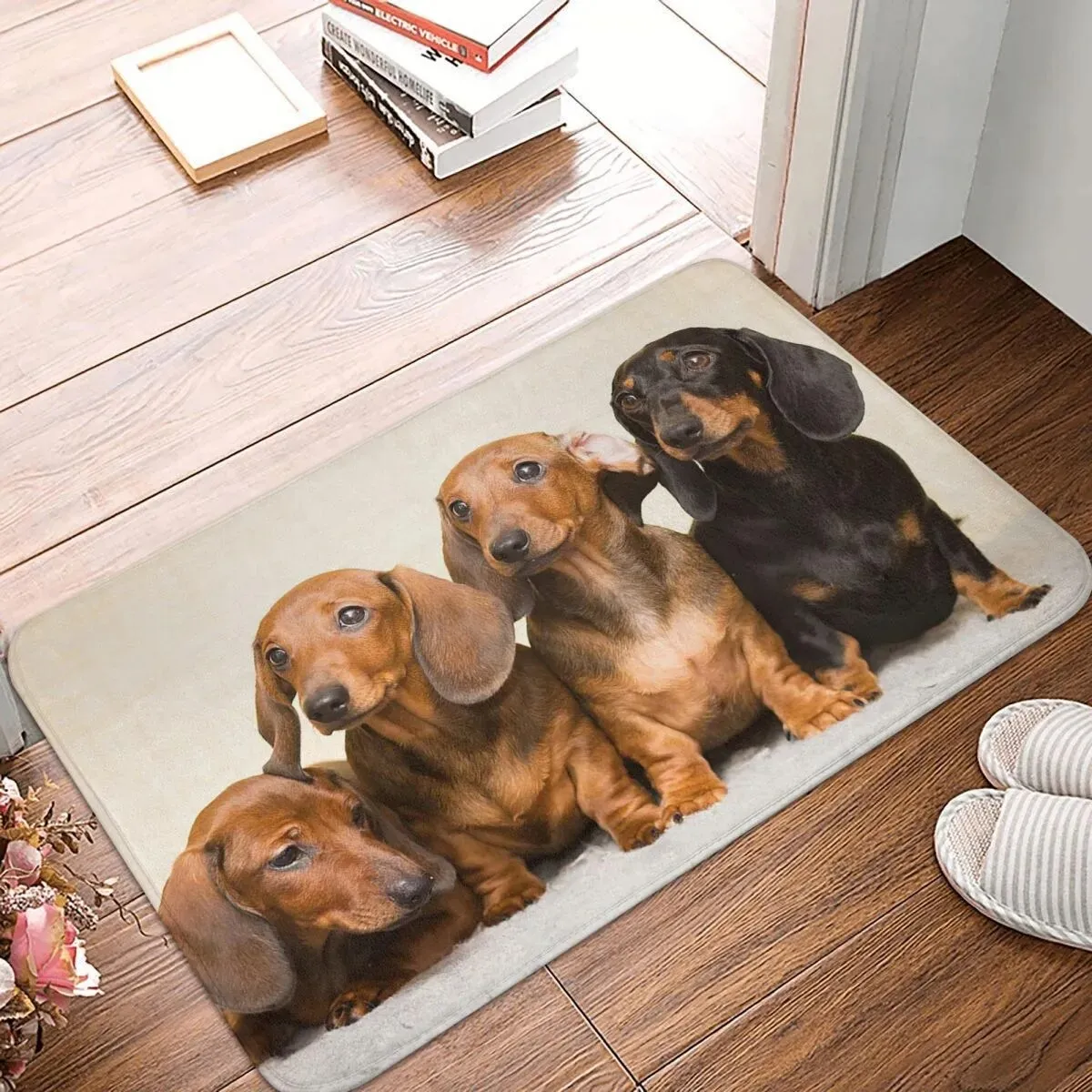 Non-slip Dachshund Floor Mat