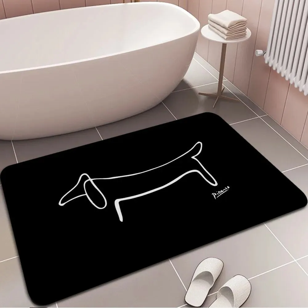 Non-slip Dachshund Floor Mat