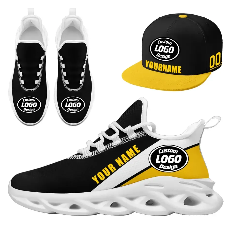 Personalized Combo Offer, Custom Trendy Shoes, and Hat, Baseball Special Gift