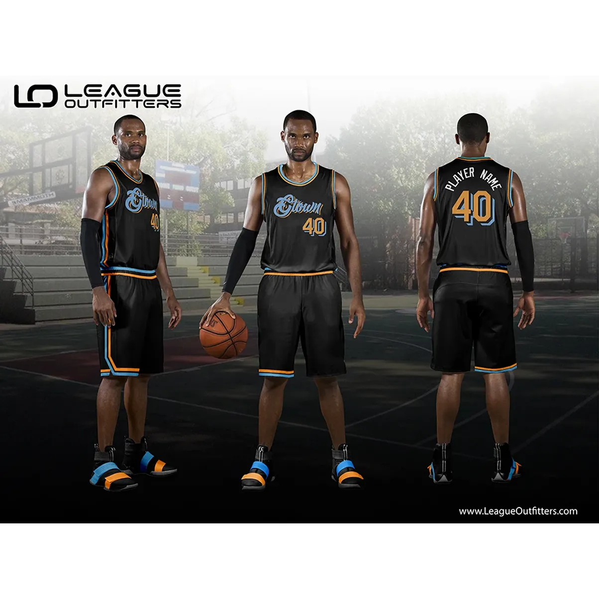 "Alley-oop" Reversible Basketball Premium Uniform Package