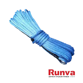 Runva Synthetic Winch Rope - 30M X 10Mm (Blue) - 30MX10MMBLUE