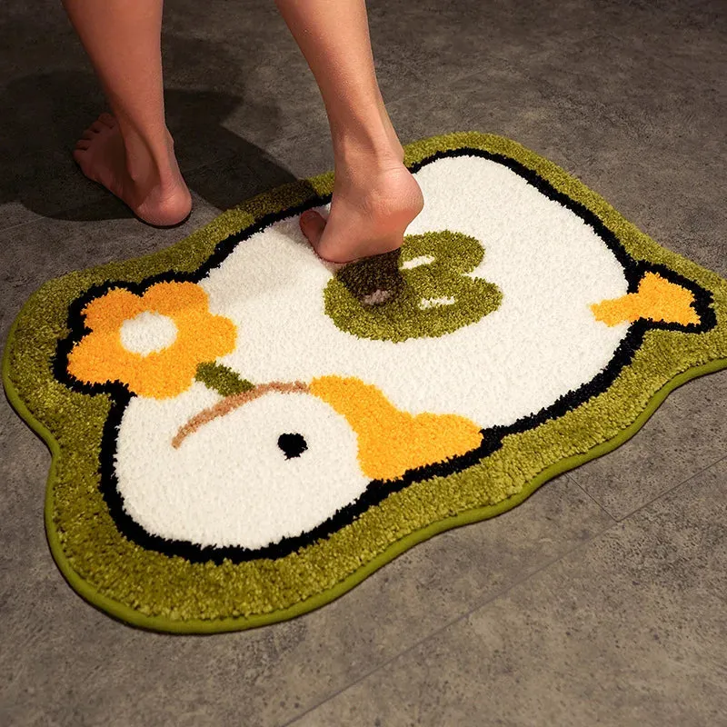 SINOTAO  -   Bedroom Floor Mat Doormat Creative Cartoon Carpet Toilet Bathroom Bathroom Non-Slip Absorbent Mat