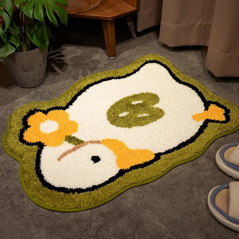 SINOTAO  -   Bedroom Floor Mat Doormat Creative Cartoon Carpet Toilet Bathroom Bathroom Non-Slip Absorbent Mat