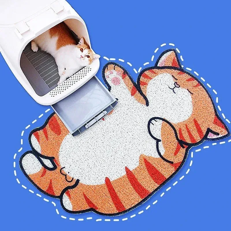 SINOTAO  -  Cartoon Sand Scraping Dust Door Entrance Doormat Hallway Bath Non-slip Rug Dust Removal Carpet Wire Loop Footpad Doormat