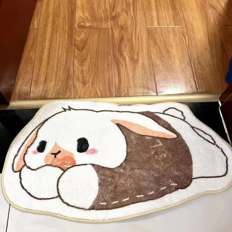 SINOTAO  -  Cute Cherry Floor Mat Bedroom Entrance Carpet Doormat Living Room Non Slip Mat Rugs Bathroom Cartoon Soft Fluffy Foot Mat