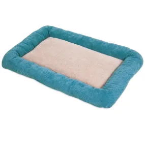 SnooZZy Chenille Low Bumper Kennel Mat - Teal