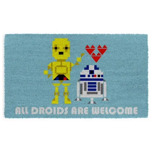 Star Wars All Droids Are Welcome: Doormat - Pyramid America