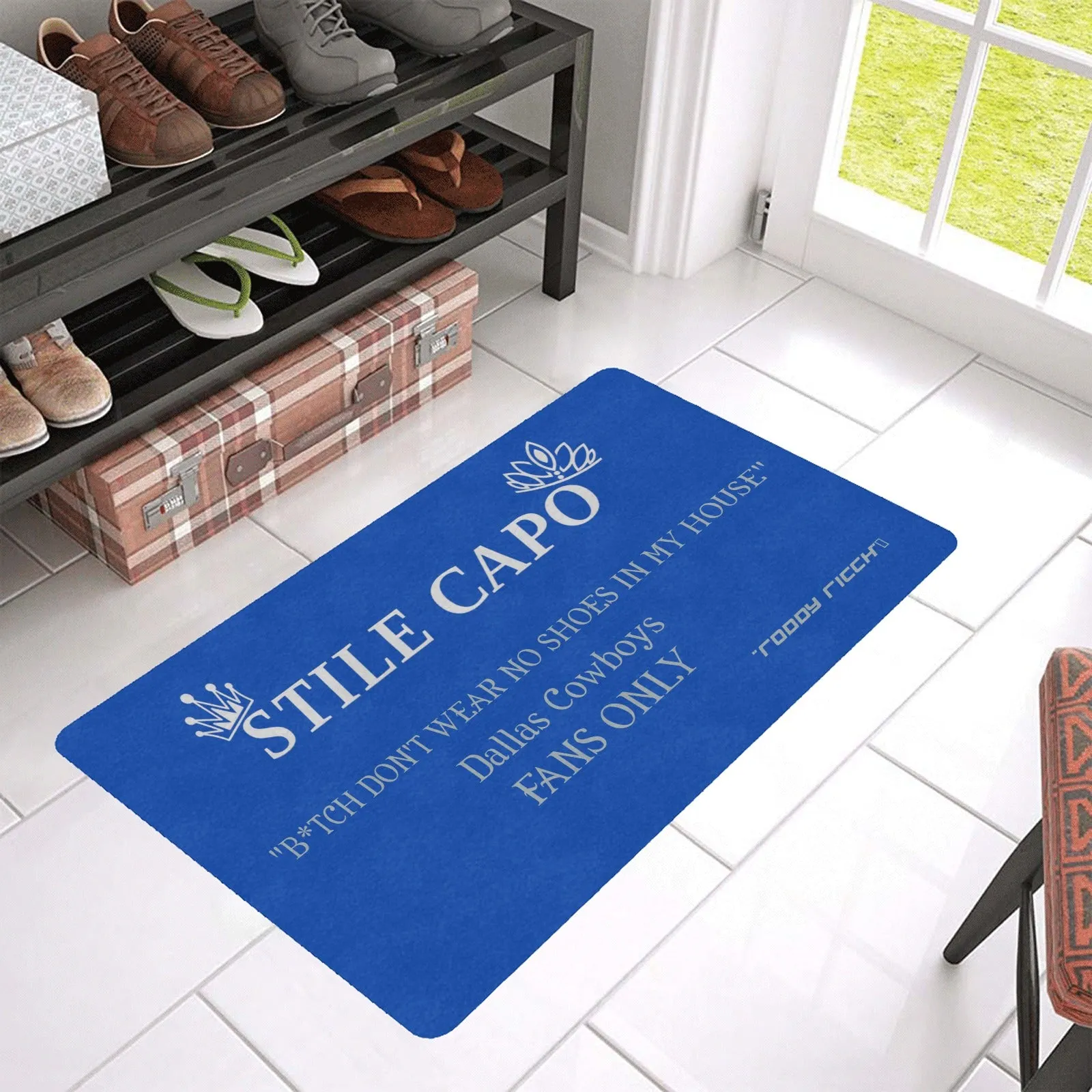 STILE CAPO DALLES DOOR MAT Doormat 30"x18"(Rubber)(Made In USA)