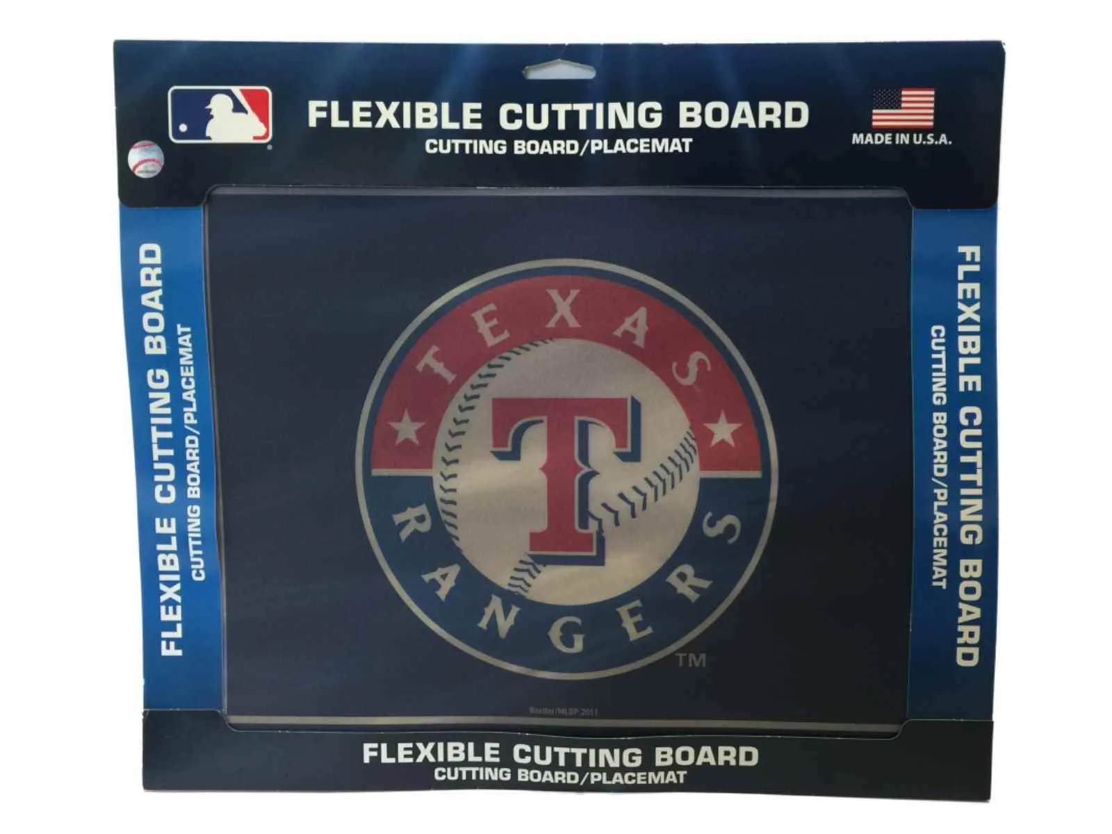 Texas Rangers Boelter Navy Flexible Cutting Board Placemat with Non-Slip Backing