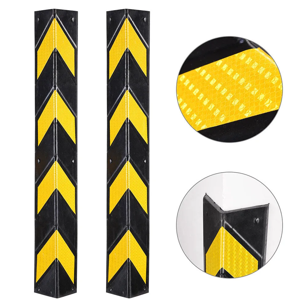 TheLAShop 2pcs Rubber Corner Guards Wall Protector 31 1/8"H