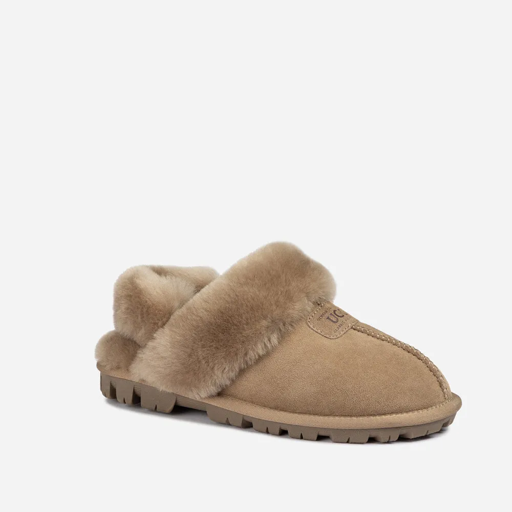 Ugg Coquette Slipper (Elastic Logo & Wool Strap) (Detachable Feature)