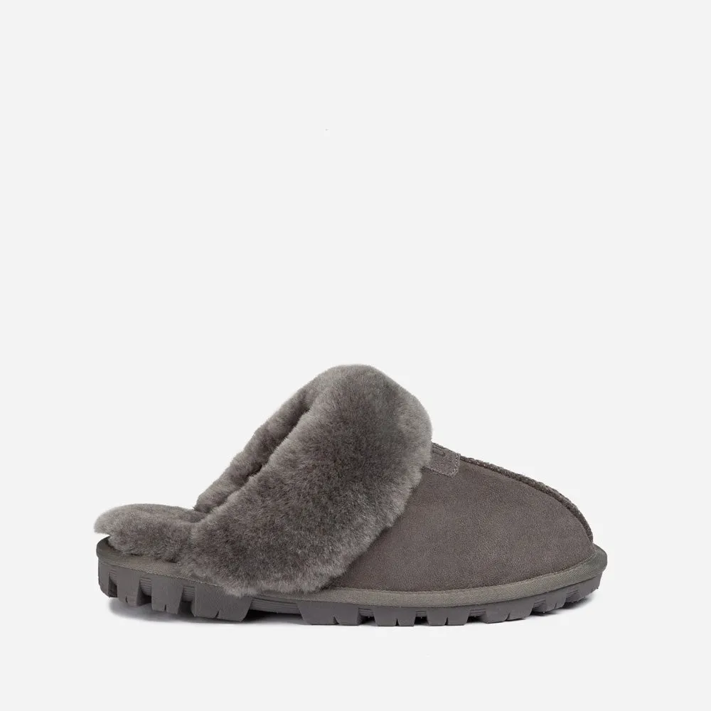 Ugg Coquette Slipper (Elastic Logo & Wool Strap) (Detachable Feature)