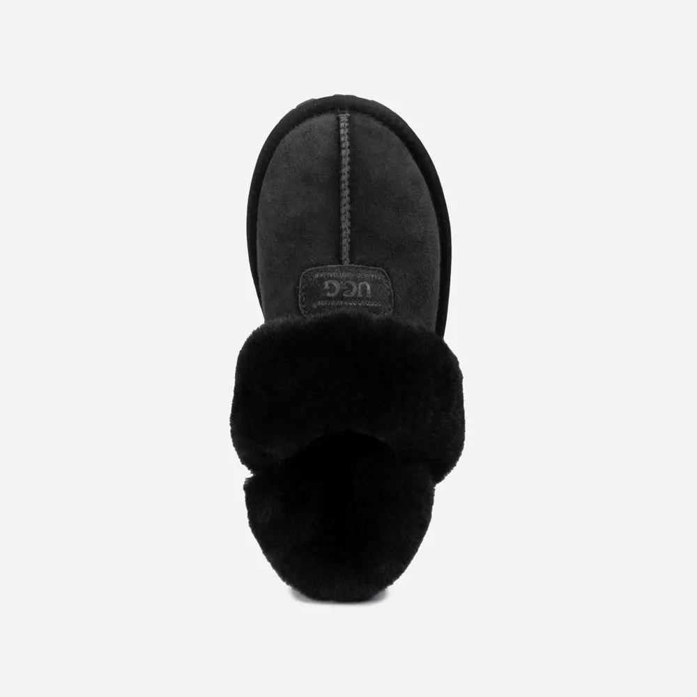 Ugg Coquette Slipper (Elastic Logo & Wool Strap) (Detachable Feature)