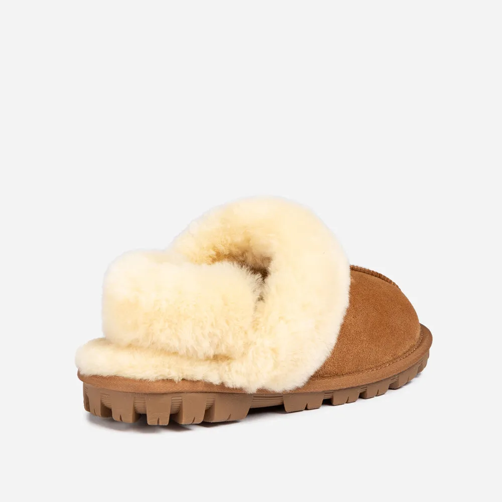 Ugg Coquette Slipper (Elastic Logo & Wool Strap) (Detachable Feature)