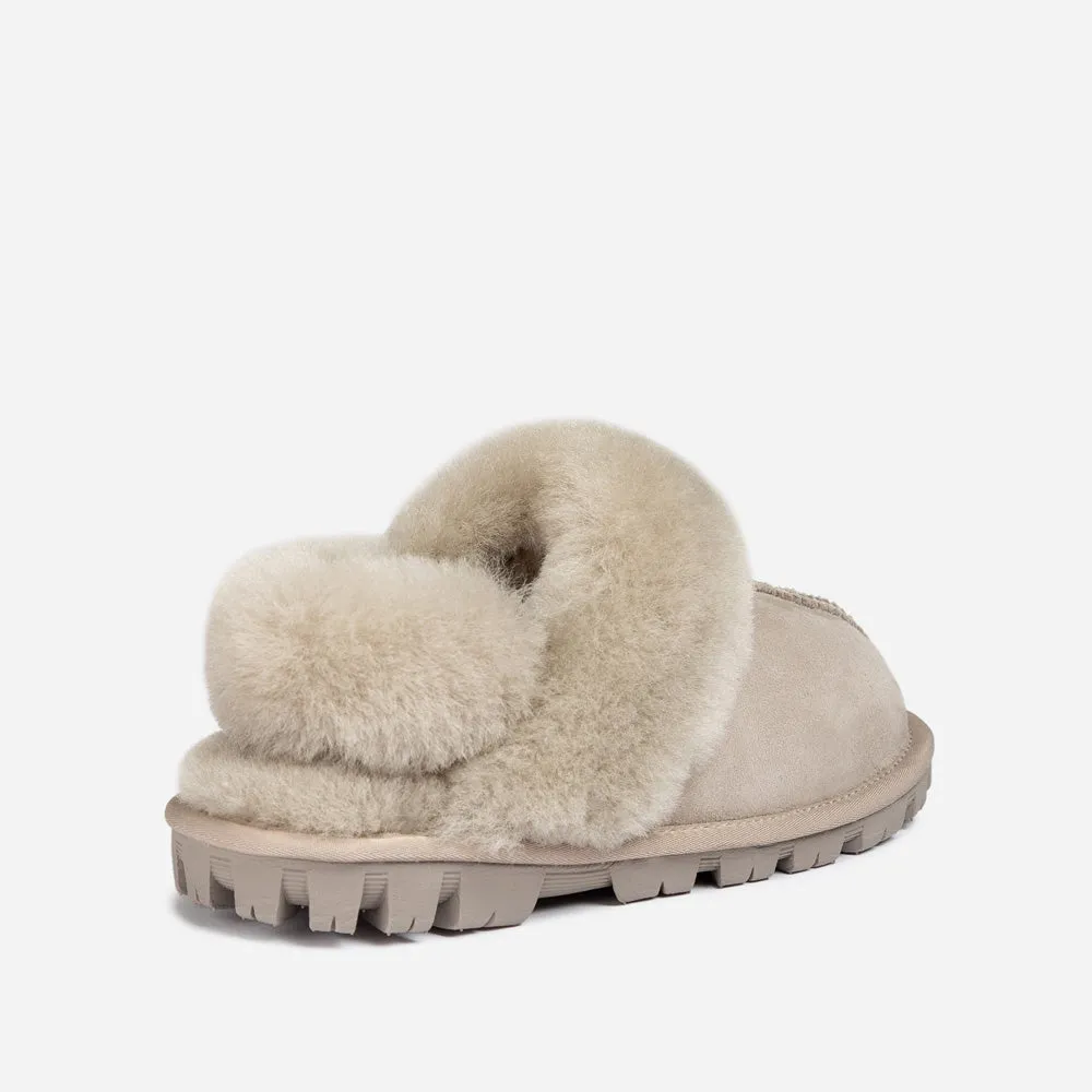 Ugg Coquette Slipper (Elastic Logo & Wool Strap) (Detachable Feature)