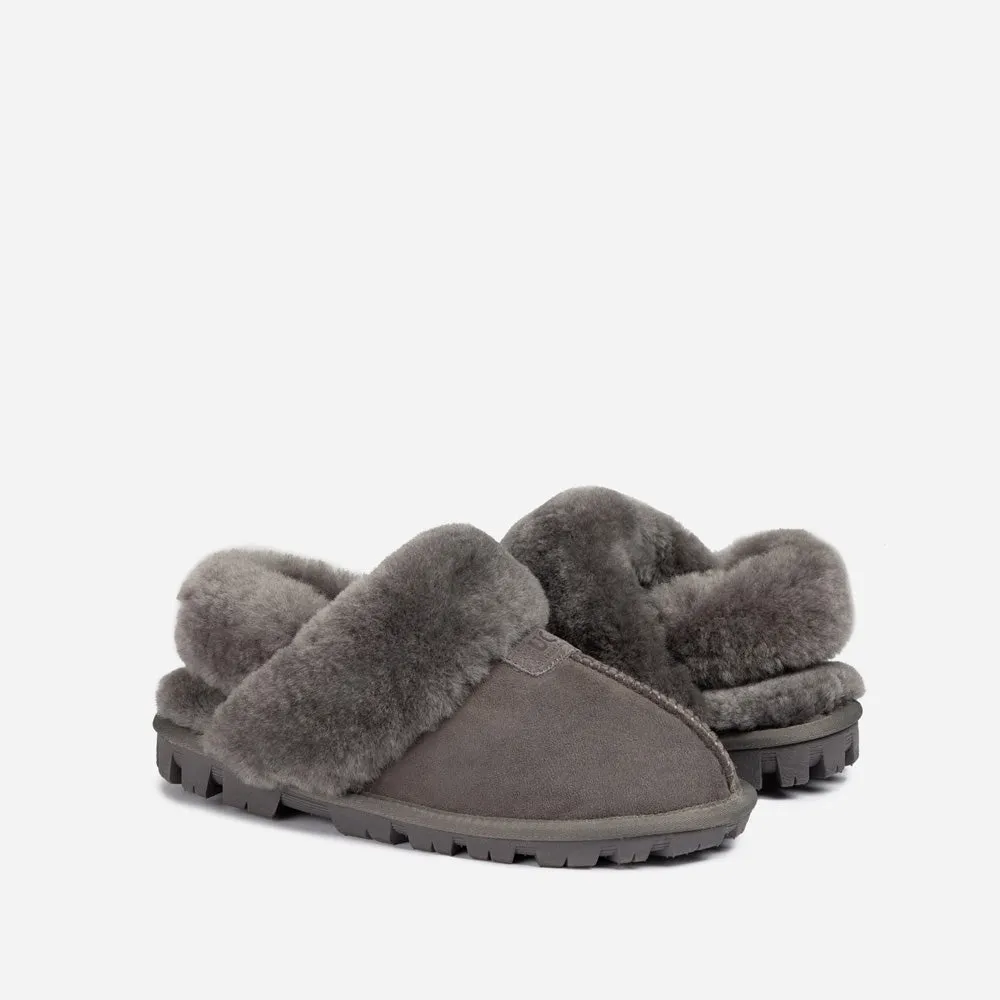 Ugg Coquette Slipper (Elastic Logo & Wool Strap) (Detachable Feature)