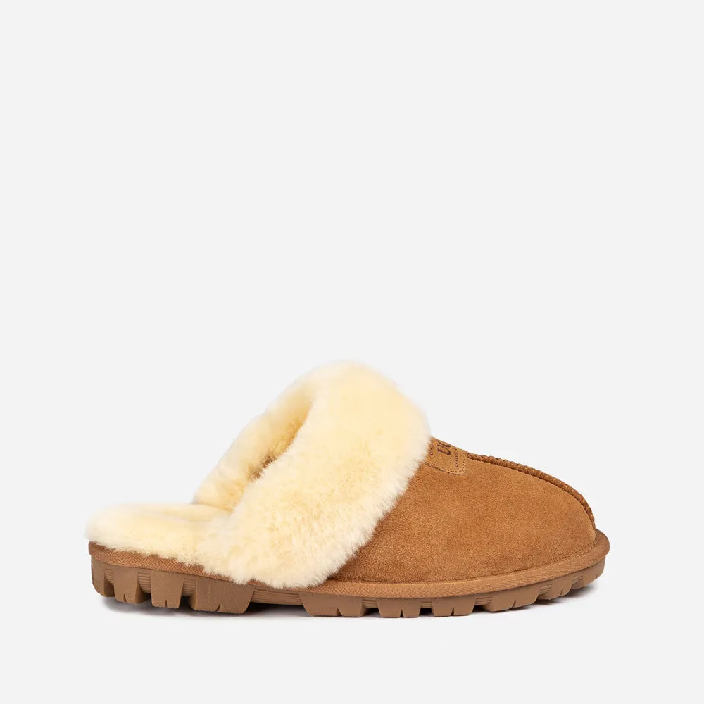 Ugg Coquette Slipper (Elastic Logo & Wool Strap) (Detachable Feature)