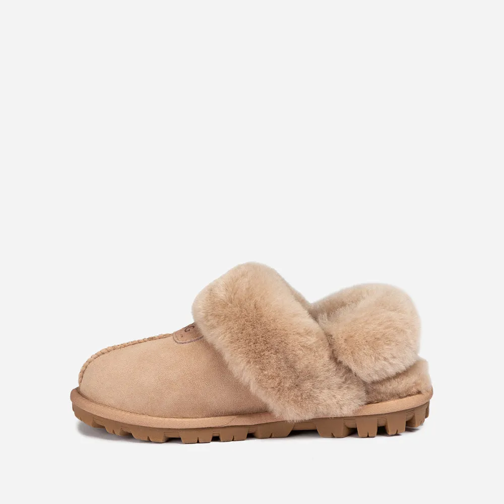 Ugg Coquette Slipper (Elastic Logo & Wool Strap) (Detachable Feature)