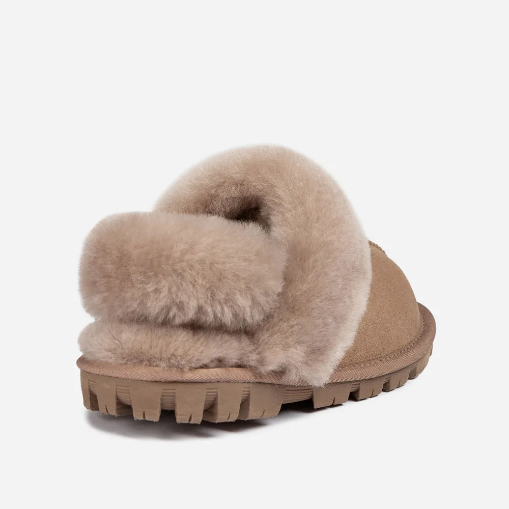 Ugg Coquette Slipper (Elastic Logo & Wool Strap) (Detachable Feature)