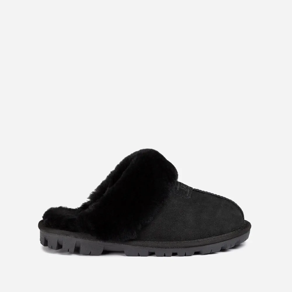 Ugg Coquette Slipper (Elastic Logo & Wool Strap) (Detachable Feature)