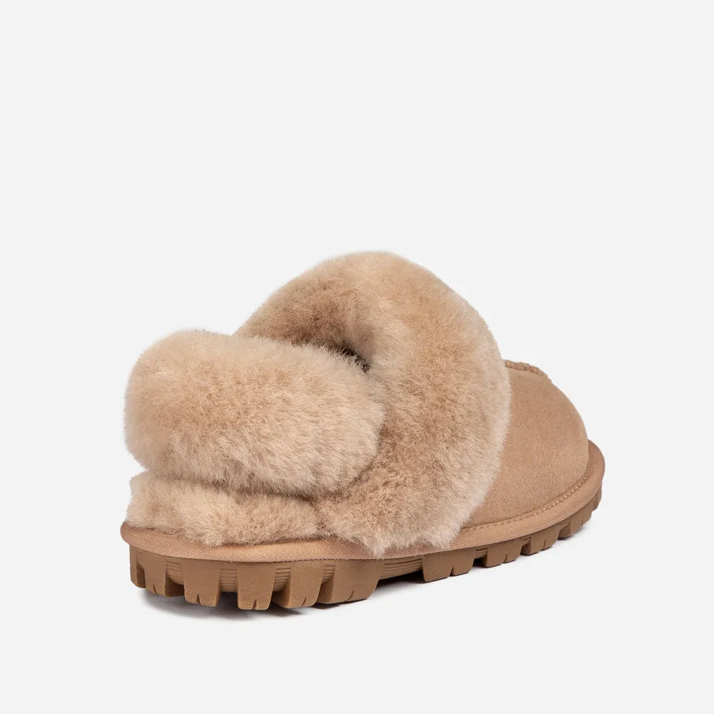 Ugg Coquette Slipper (Elastic Logo & Wool Strap) (Detachable Feature)