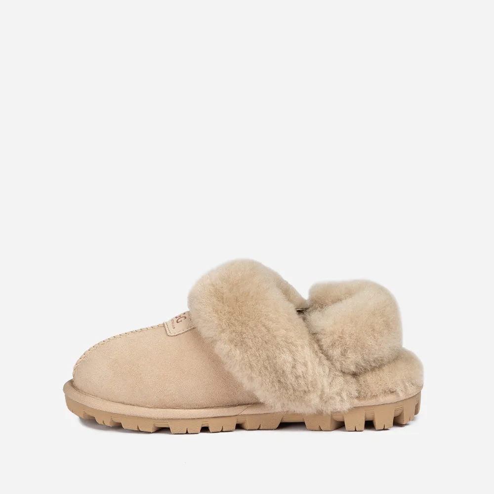 Ugg Coquette Slipper (Elastic Logo & Wool Strap) (Detachable Feature)