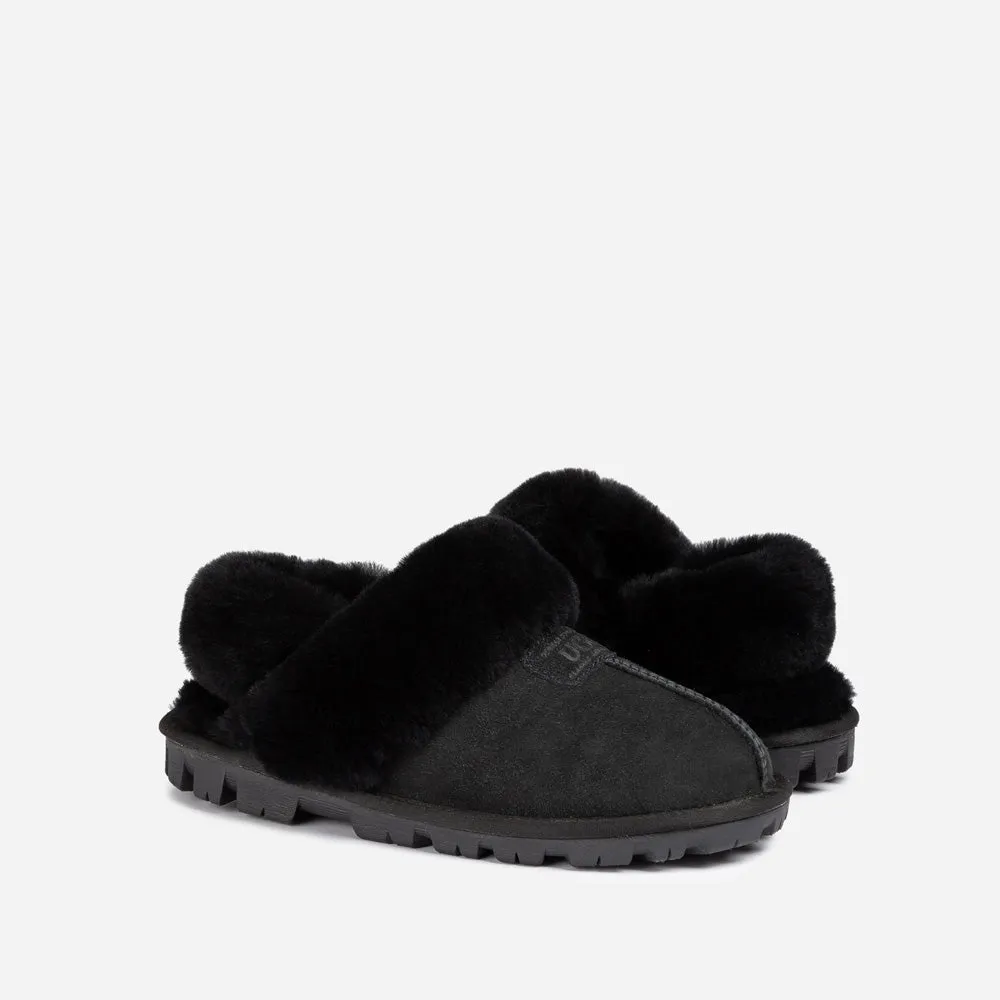 Ugg Coquette Slipper (Elastic Logo & Wool Strap) (Detachable Feature)