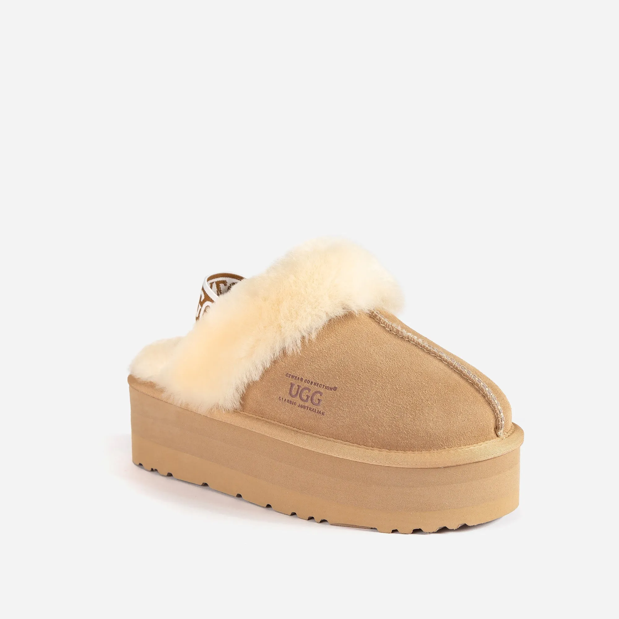 Ugg High Platform Slipper (Elastic Backstrap) (5cm)