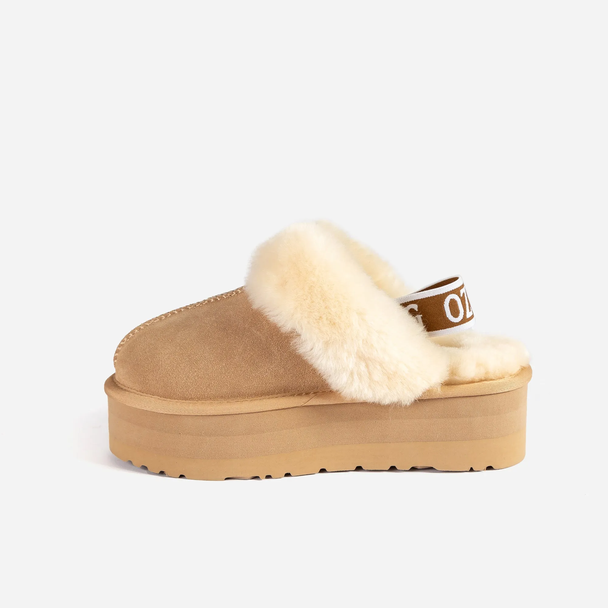 Ugg High Platform Slipper (Elastic Backstrap) (5cm)