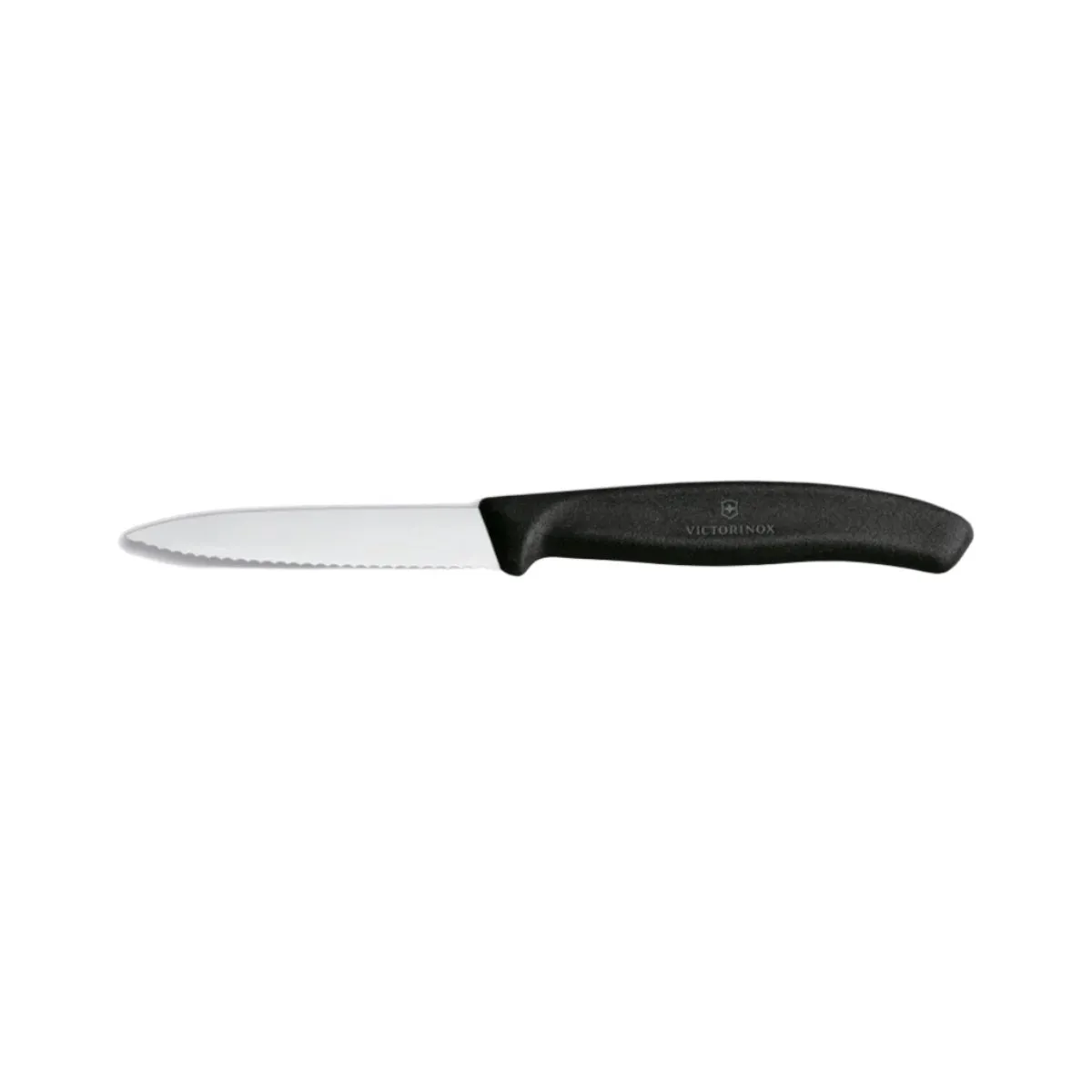 Victorinox Serrated Paring Knife Black 8cm