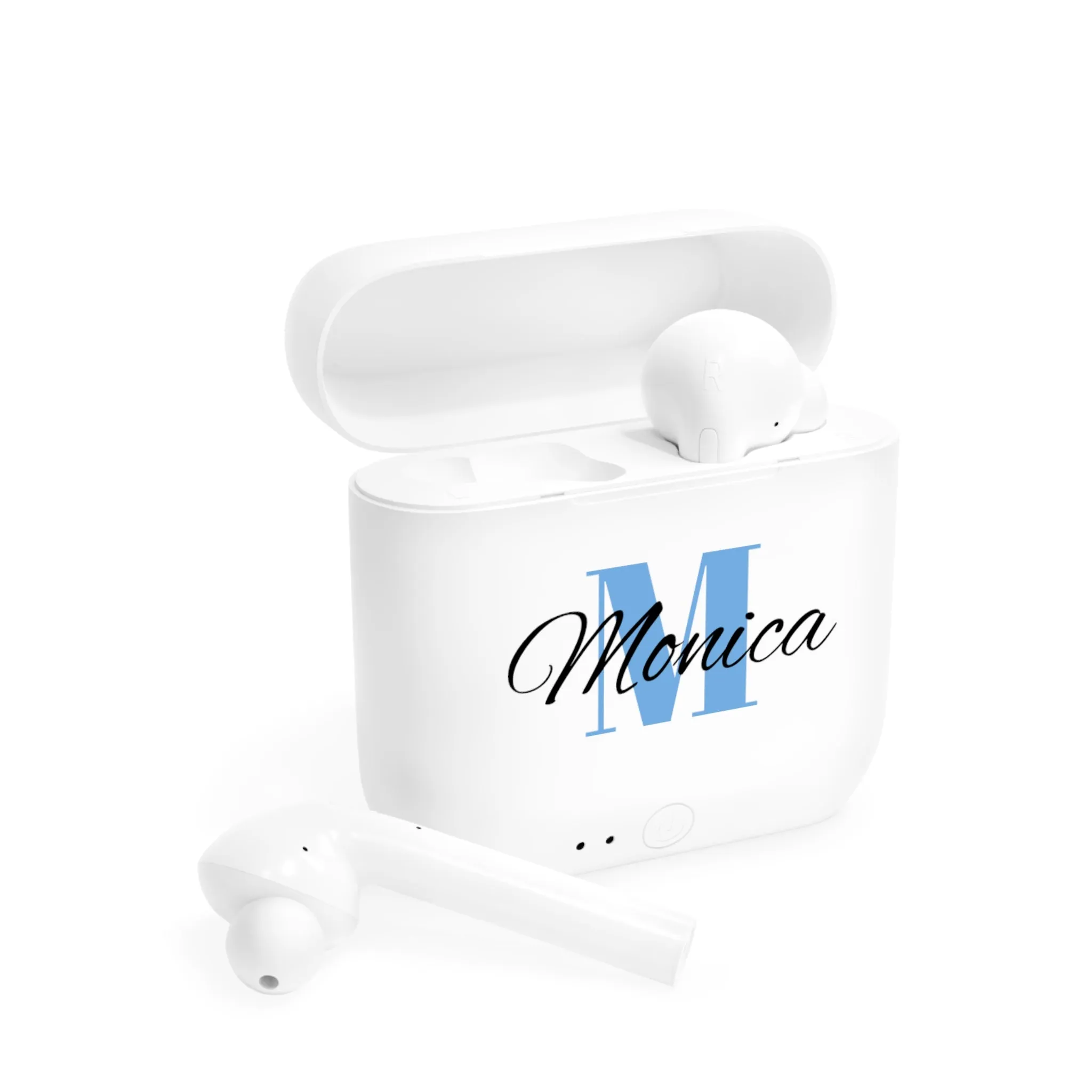 Wireless Earbuds with Customizable Name